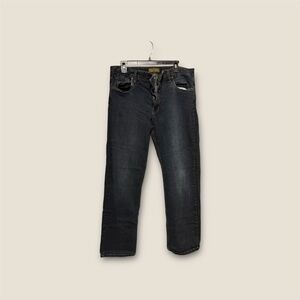Classic Black Straight-Leg Jeans for Men